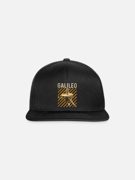 Jupiter Raumsonde Galileo - Snapback Cap - Schwarz/Schwarz