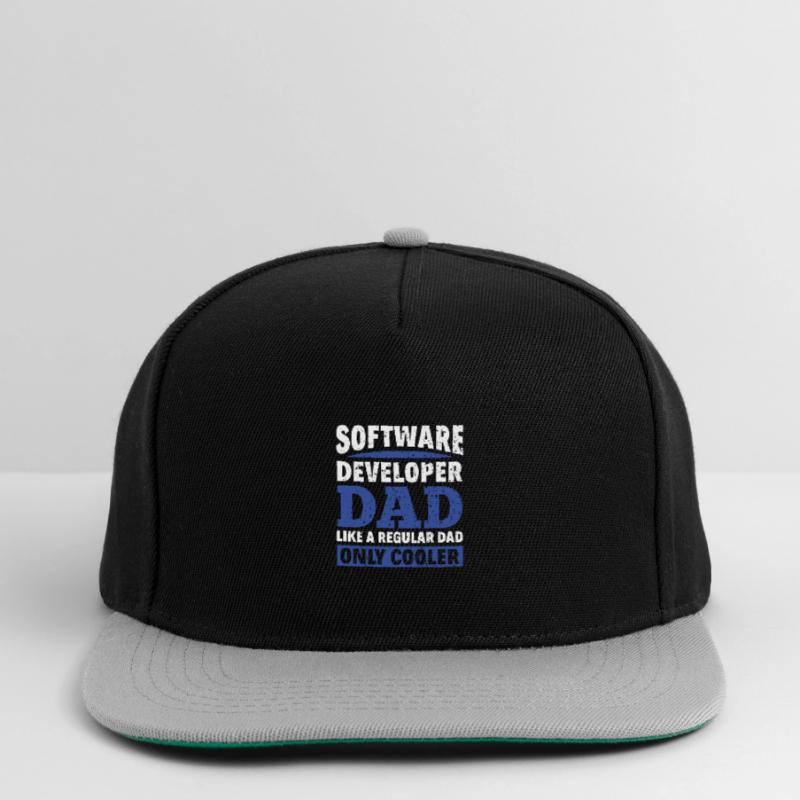 Software Developer Dad - Software Programmer Snapback Cap