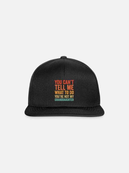 Nicht meine Enkelin - Snapback Cap - Schwarz/Schwarz
