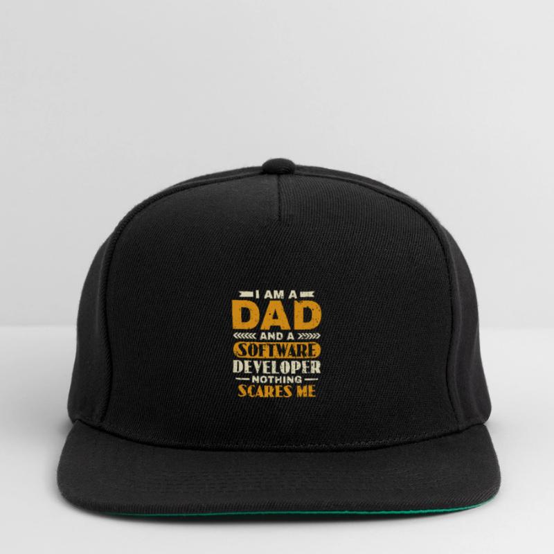 Software Developer Dad - Software Programmer Snapback Cap