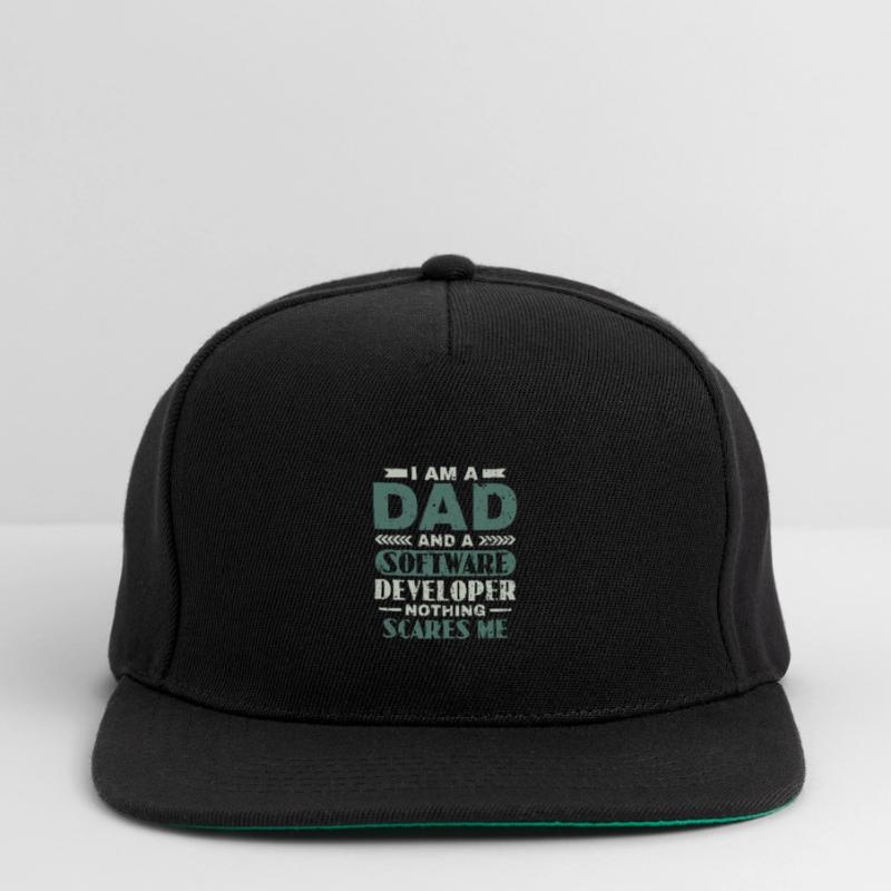 Software Developer Dad - Software Programmer Snapback Cap