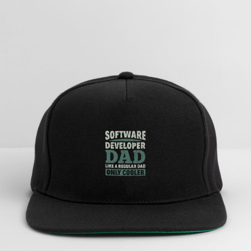 Software Developer Dad - Software Programmer Snapback Cap