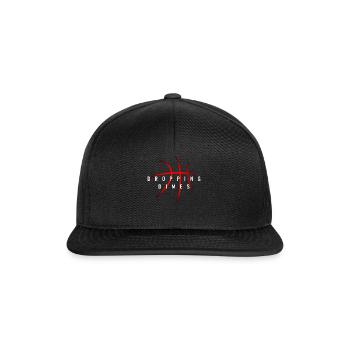 Valentinstags-Shirt, Dropping Dimes Herz Basketball - Snapback Cap - Schwarz/Schwarz - Vorne