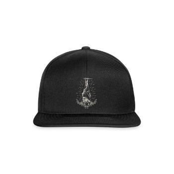 Chemise gothique, chauve-souris vampire suspendue Dark Academia - Casquette snapback - noir/noir - Devant