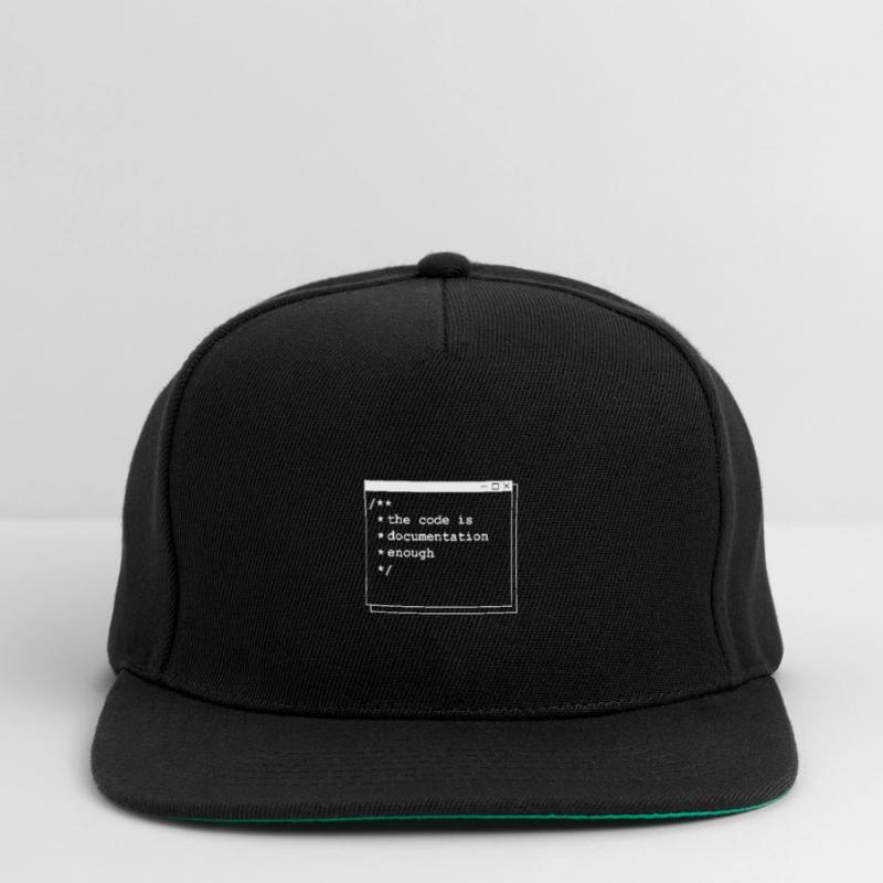 The code is enough | computer programming nerd Snapback Cap