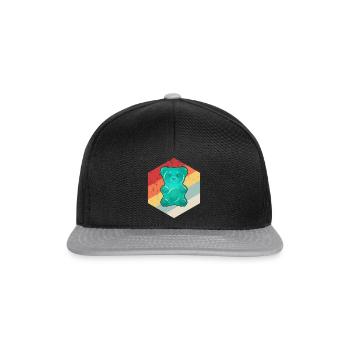 Jelly Gummies T-shirt Soft Sugar Candy Fruity - Casquette snapback - noir/gris - Devant