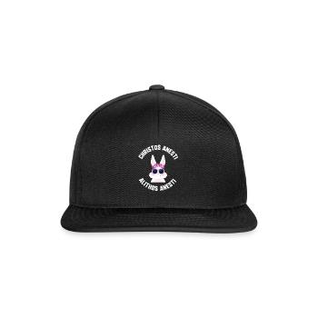 Ostern Christos Anesti Alithos Anesti Sonnenbrille - Snapback Cap - Schwarz/Schwarz - Vorne