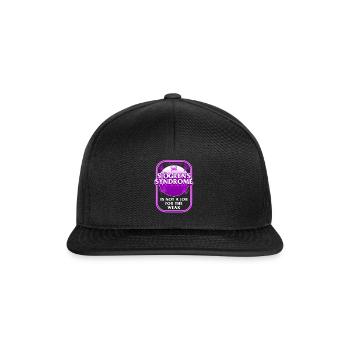 Chemise de sensibilisation au syndrome de Sjögren, pas de travail pour - Casquette snapback - noir/noir - Devant