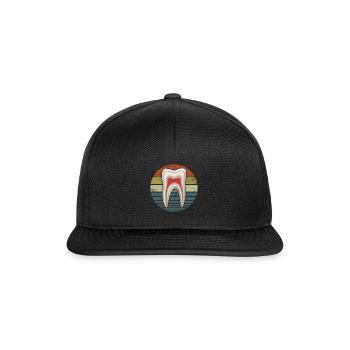 Chemise dentiste, assistante dentaire hygiéniste dentiste - Casquette snapback - noir/noir - Devant