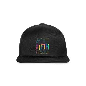 Chemise du dernier jour de l’école, tee de cinquième année, - Casquette snapback - noir/noir - Devant