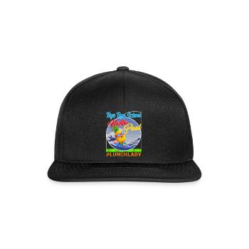 Last Day of School Shirt, Bye Bye School Hello - Snapback Cap - black/black - Front