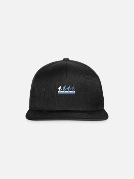 Kite - Snapback Cap - Schwarz/Schwarz