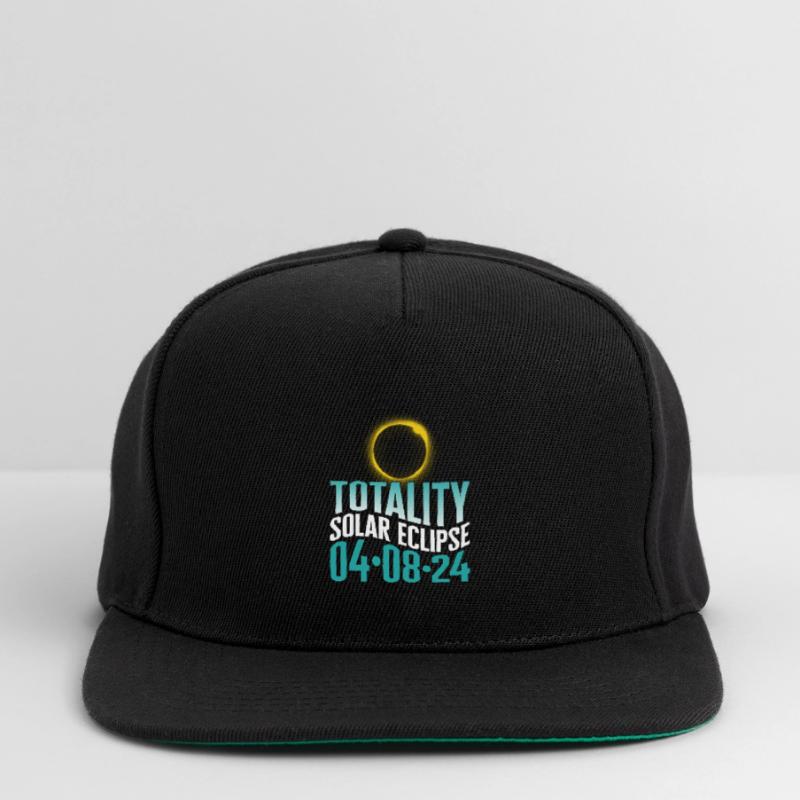 Solar Eclipse Shirt, Totality Solar Eclipse 04 08 Snapback Cap