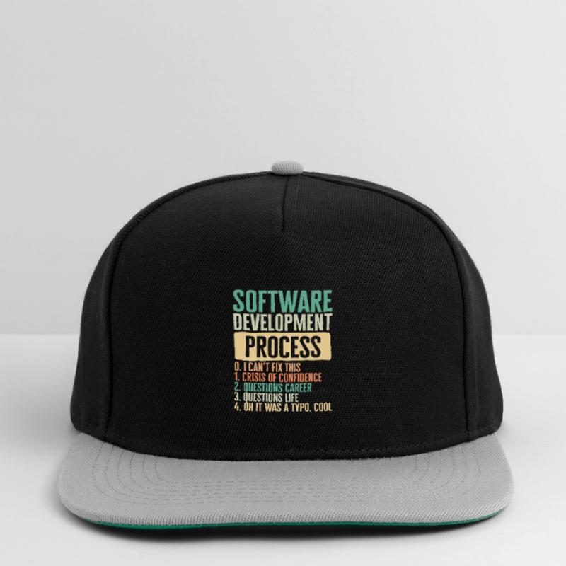 Programmer Shirt, I Software Development Process Snapback Cap