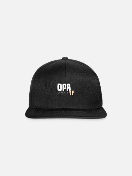 Opa 2023 - Snapback Cap - Schwarz/Schwarz
