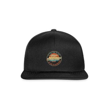 Je N'ai Pas 36 Ans Mais 18 Ans Avec 18 Ans - Snapback Cap - black/black - Front