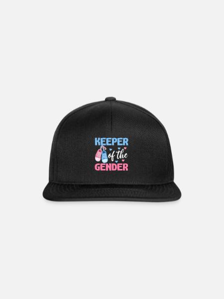 Hüter des Geschlechts - Snapback Cap - Schwarz/Schwarz