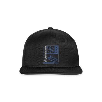 Chemise de père, j’ai été là pour faire ce tee-shirt de navire de guerre, - Casquette snapback - noir/noir - Devant