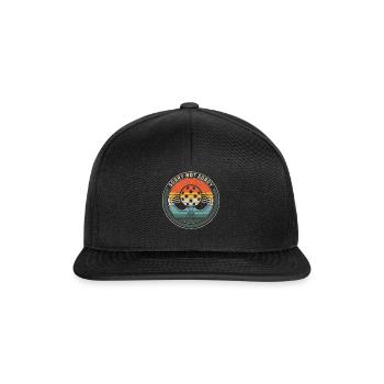 Chemise de pickleball, désolé pas désolé Tee, cadeau pour - Casquette snapback - noir/noir - Devant