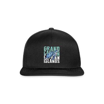 Chemise de vacances, Grand Canyon îles Caïmans Tee, - Casquette snapback - noir/noir - Devant