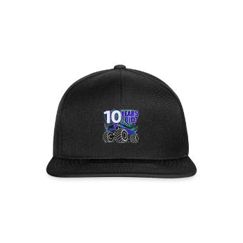 10e anniversaire Monster Truck Power - Casquette snapback - noir/noir - Devant