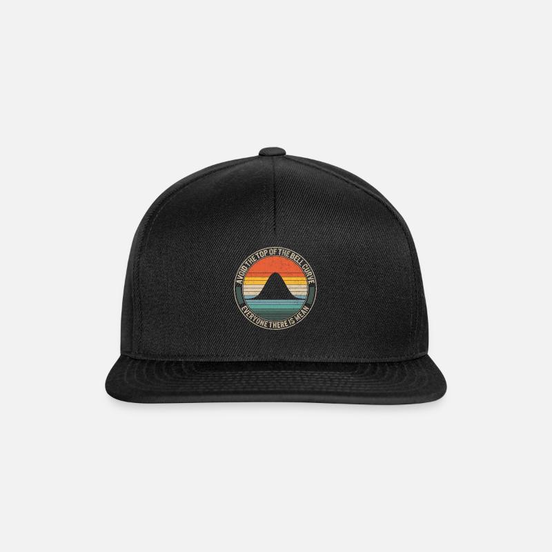 Data Scientist Hemd, vermeiden Sie die Spitze der Glocke - Snapback Cap - Schwarz/Schwarz
