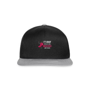 C’est normal d’être un peu obsédé par les chaussures - Casquette snapback - noir/gris - Devant