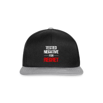 Regret - Doctrine of Life - Snapback Cap - black/grey - Front