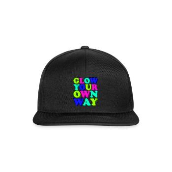 Shine Your Way - Colorful Fun - Snapback Cap - black/black - Front