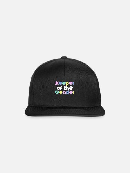 Hüter des Geschlechts - Snapback Cap - Schwarz/Schwarz