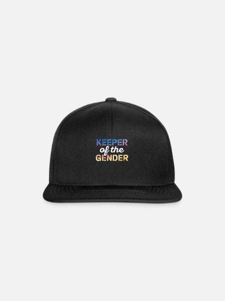 Hüter des Geschlechts - Snapback Cap - Schwarz/Schwarz
