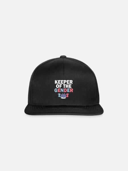 Hüter des Geschlechts - Snapback Cap - Schwarz/Schwarz