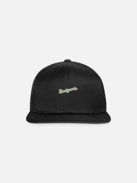 Illustrator Abschluss-Geschenk Designerin - Snapback Cap - Schwarz/Schwarz