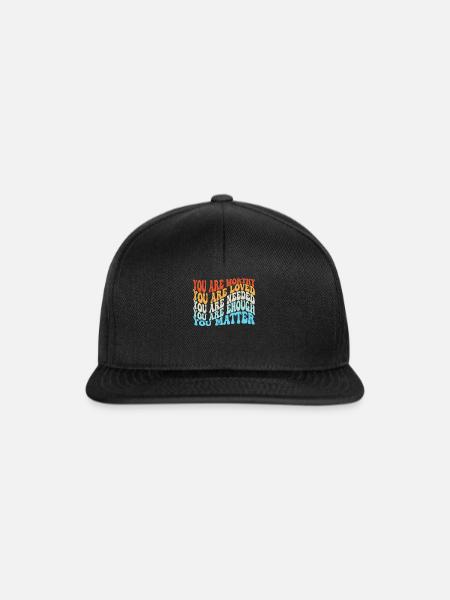 Depression und bipolares Bewusstsein: - Snapback Cap - Schwarz/Schwarz