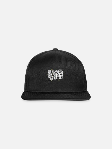 Depression und bipolares Bewusstsein: - Snapback Cap - Schwarz/Schwarz