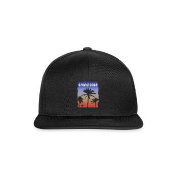 Grand Case Saint Martin Sunset Vacances Souvenir - Casquette snapback - noir/noir - Devant