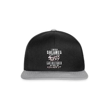 Super Sexy Car Restorer Car Restoration - Snapback Cap - black/grey - Front
