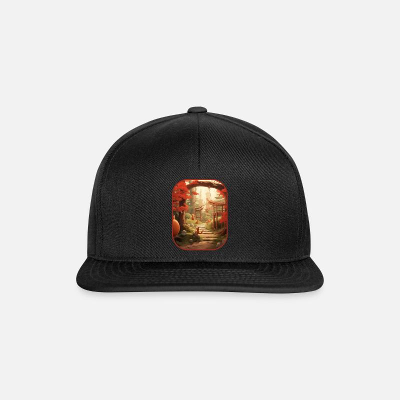 Torii Trail Eichhörnchen Heiliges Playtime T-Shirt - Snapback Cap - Schwarz/Schwarz