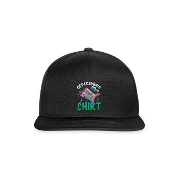 Offizielles 80er Kostüm Alaaf Helau Rosenmontag - Snapback Cap - Schwarz/Schwarz - Vorne