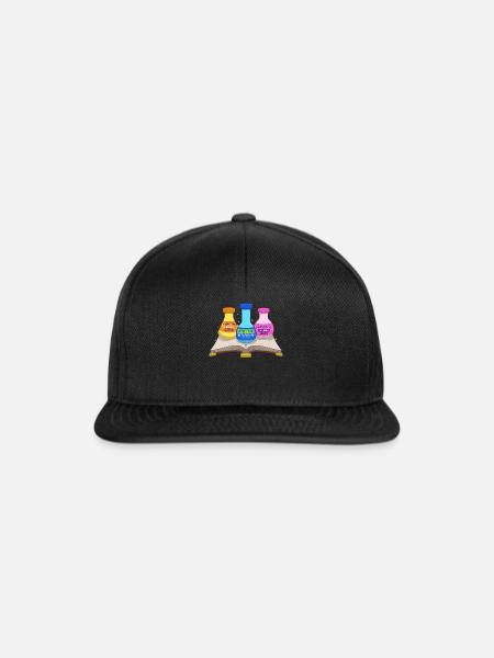 Hemd der Krankenschwester, Zauberstab der Feuerfee des Drachen - Snapback Cap - Schwarz/Schwarz