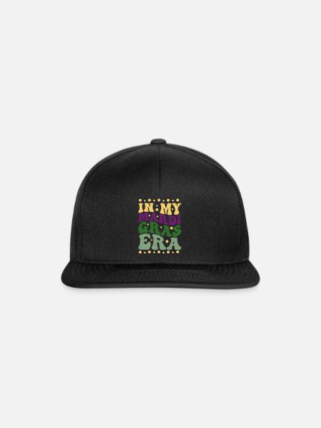 Mardi Gras - Snapback Cap - Schwarz/Schwarz