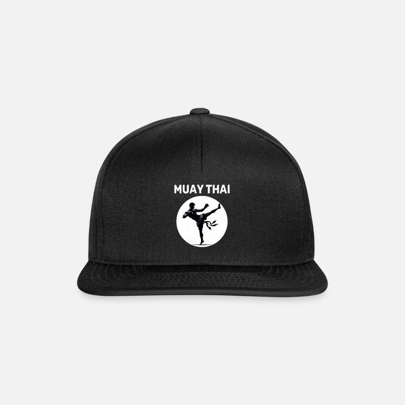 Muay Thai Fighter - Snapback Cap - sort/sort