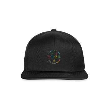 Lehrer-Shirt, ich liebe meinen Job für all das Kleine - Snapback Cap - Schwarz/Schwarz - Vorne