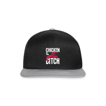 Poulet Aux Écrevisses Du Fossé - Casquette snapback - noir/gris - Devant