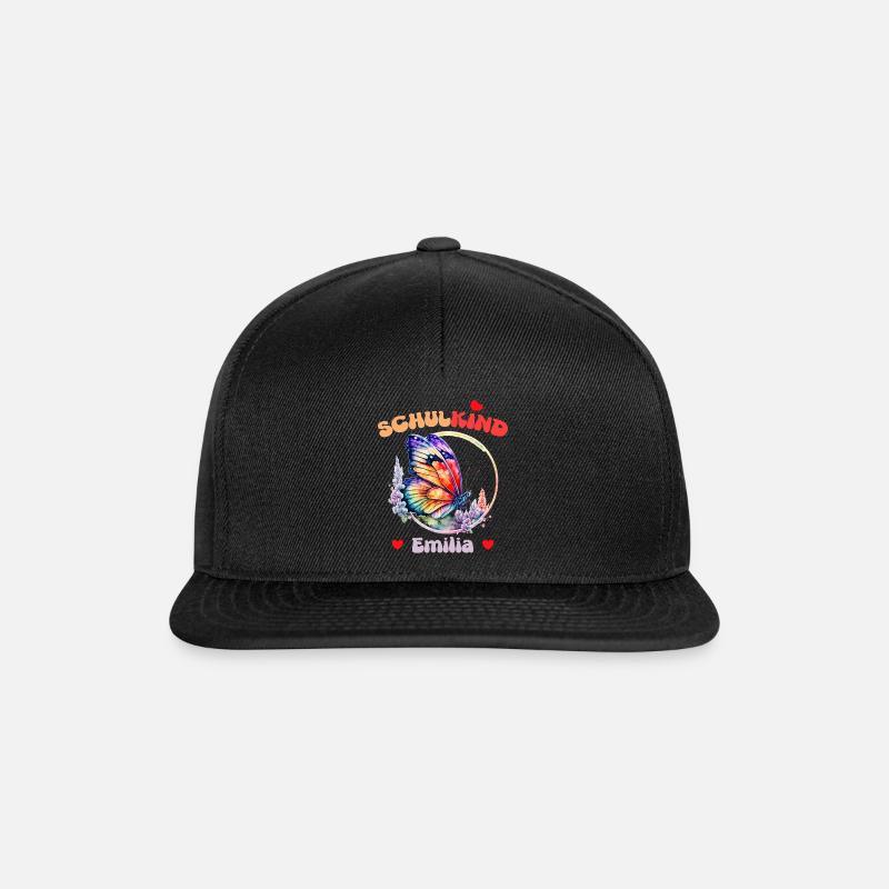 Schulkind Einschulung 1 - Snapback Cap - Schwarz/Schwarz
