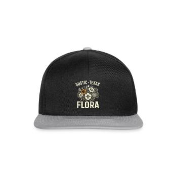 Texas Wildflowers Season Fields Flowers Texas - Snapback Cap - black/grey - Front