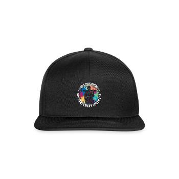 Amoureux de la menuiserie Ma passion Ma menuiserie Menuisier - Casquette snapback - noir/noir - Devant