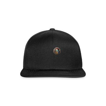 Papageien-Piratenschatz Gasparilla inspiriert - Snapback Cap - Schwarz/Schwarz - Vorne