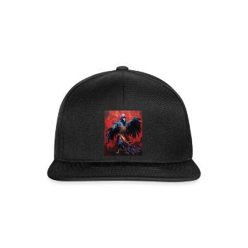 Japanese Art Japanese Woodblock Art Print Kabuki - Snapback Cap - black/black - Front