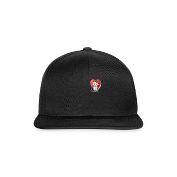 CHD Warrior Cute Heart Health Support Pocket Tee - Snapback Cap - black/black - Front